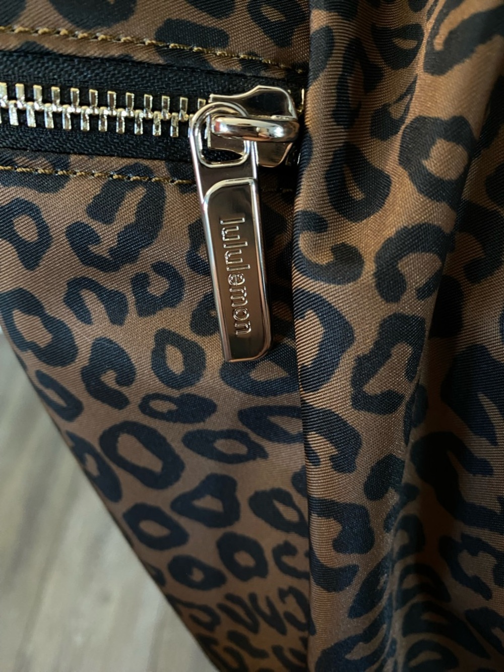 lululemon athletica Brown and Black Leopard Print Hobo Bag - Picture 4 of 9